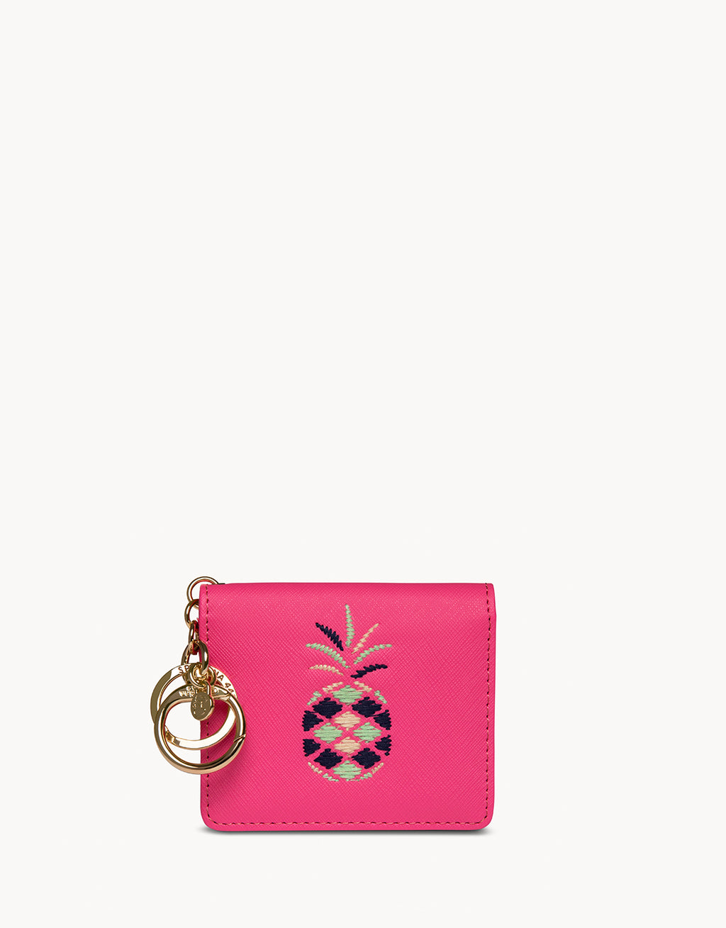 Spartina 449 Grab-N-Go Pink Queenie Floral Wrist Strap Key Ring Keychain -  Beach House Gift Boutique