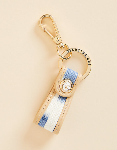 Spartina 449 Blue Grab-N-Go Keychain Turtle